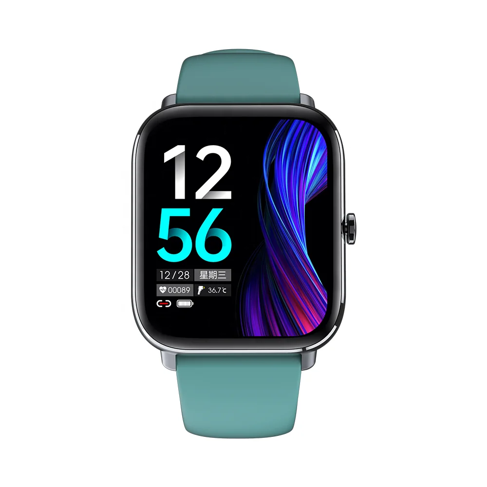 Высококачественные умные часы с квадратным экраном 1 69 съемный ремешок фитнес-трекер контролем температуры спортивные