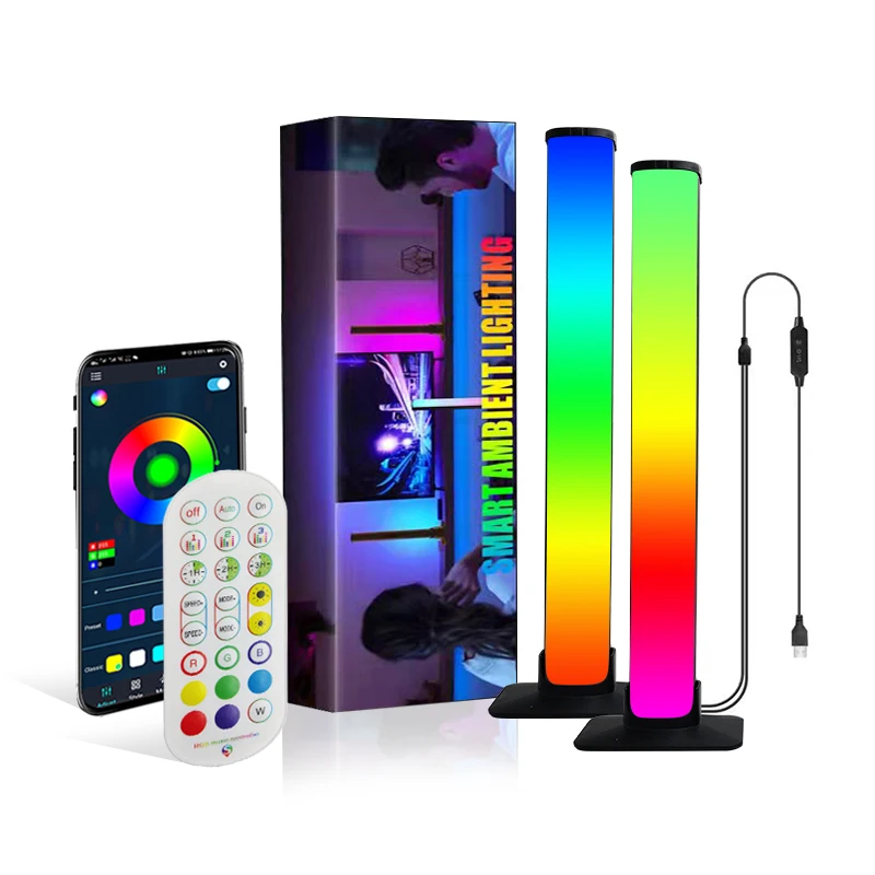 Rhythm Lights LED RGB Colorful Music Ambient Light LED Bar Music Rhythm With Scene Modes And Music Modes