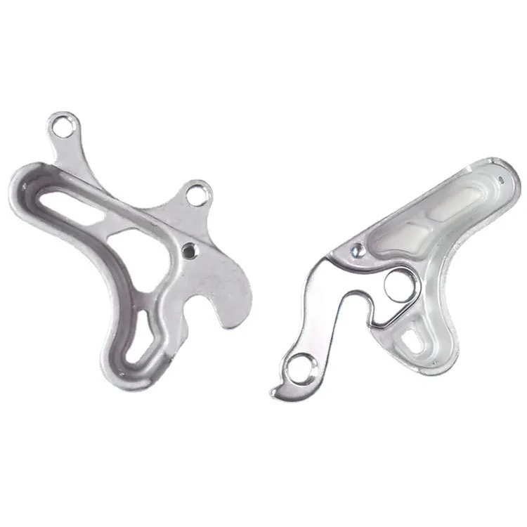 CNC machining and forging of aluminum alloy parts, metal forging of mountain bike front fork and claw can be customized