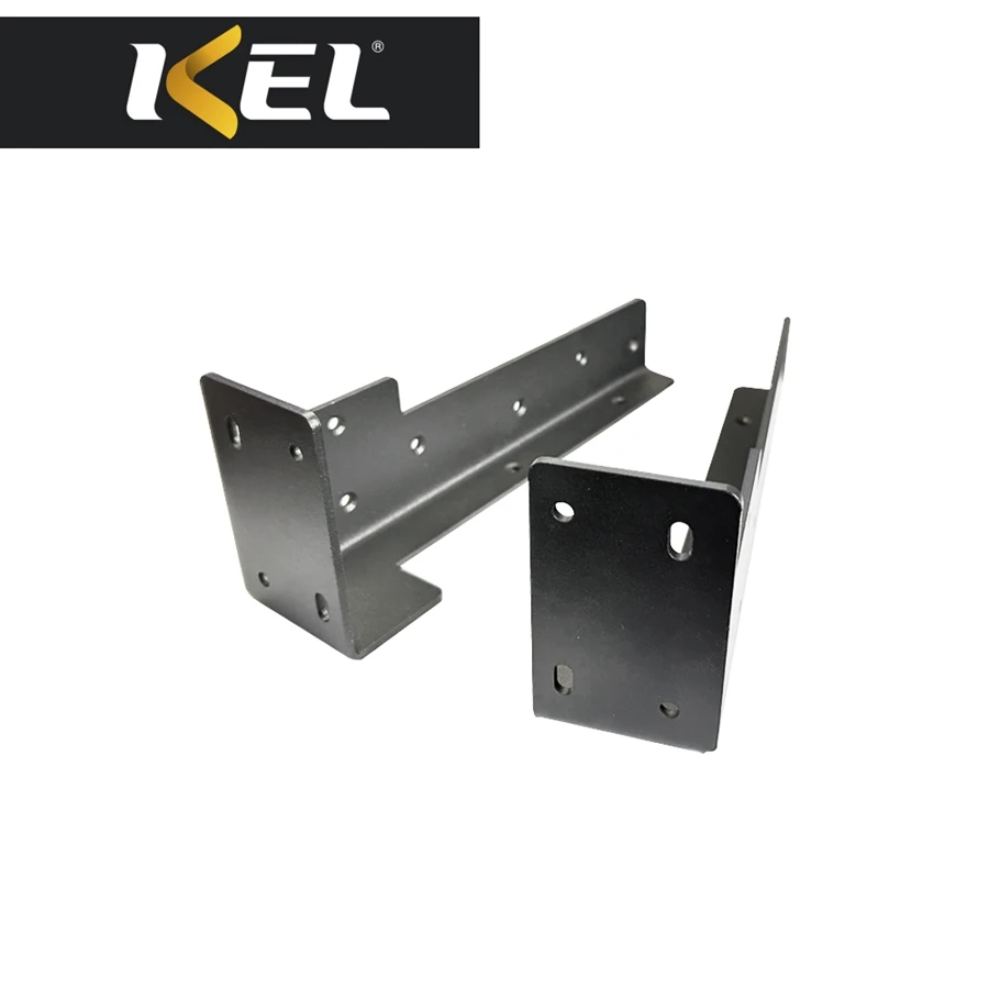 Black Floating Shelf Bracket Hardware Accessories Wall Mount Shelf Bracket Hidden Bracket