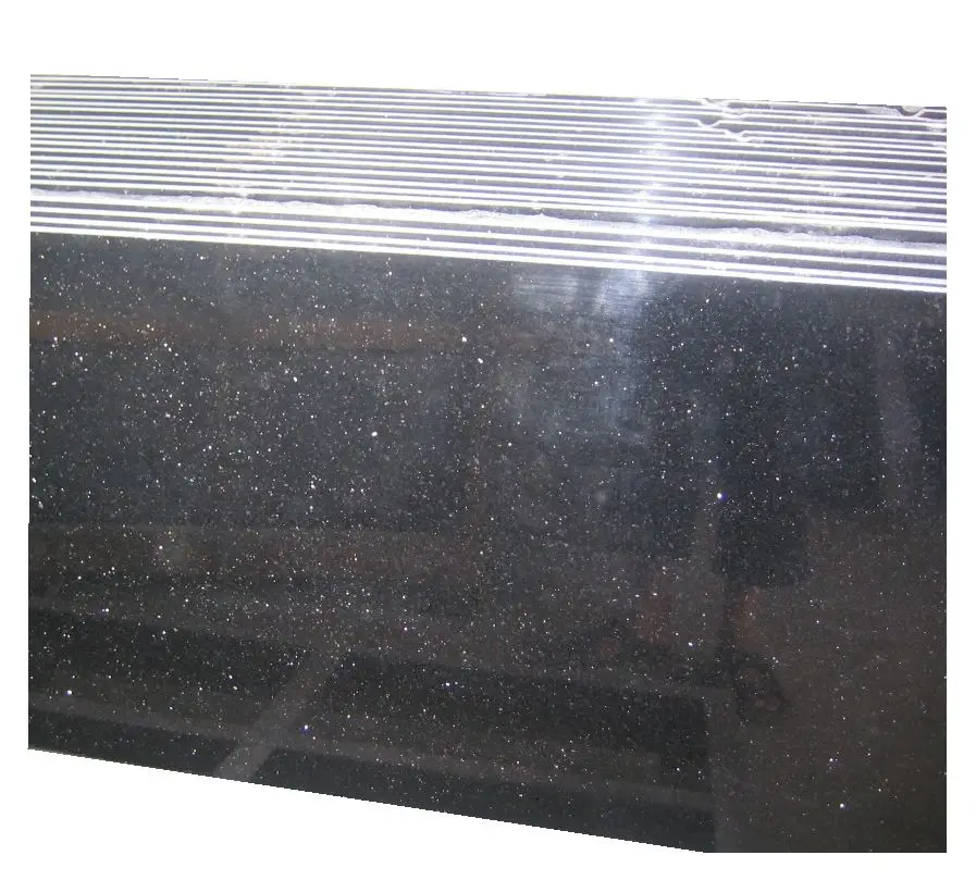 Black Star galaxy granite tiles 60x60 with stairs design