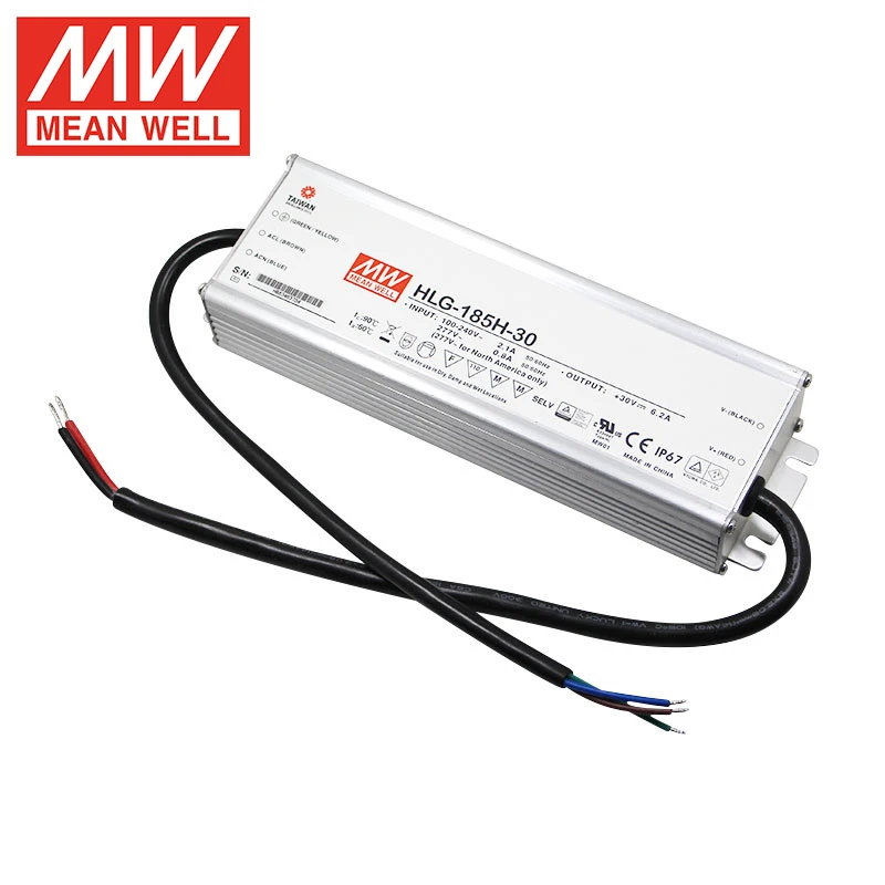 Meanwell HLG-185H-30 LED Driver Power Supply