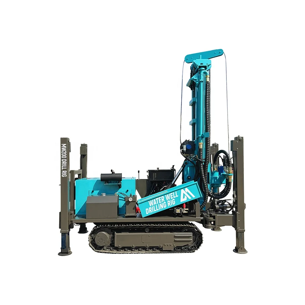 factory hot sale water well drilling rig machine 200m 300m 400m portable drilling machine for water