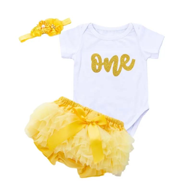 newly born baby clothes Newborn Infant Baby Girl 3 Piece Summer Outfits Girl Christening Dress Baptism DGHB-005