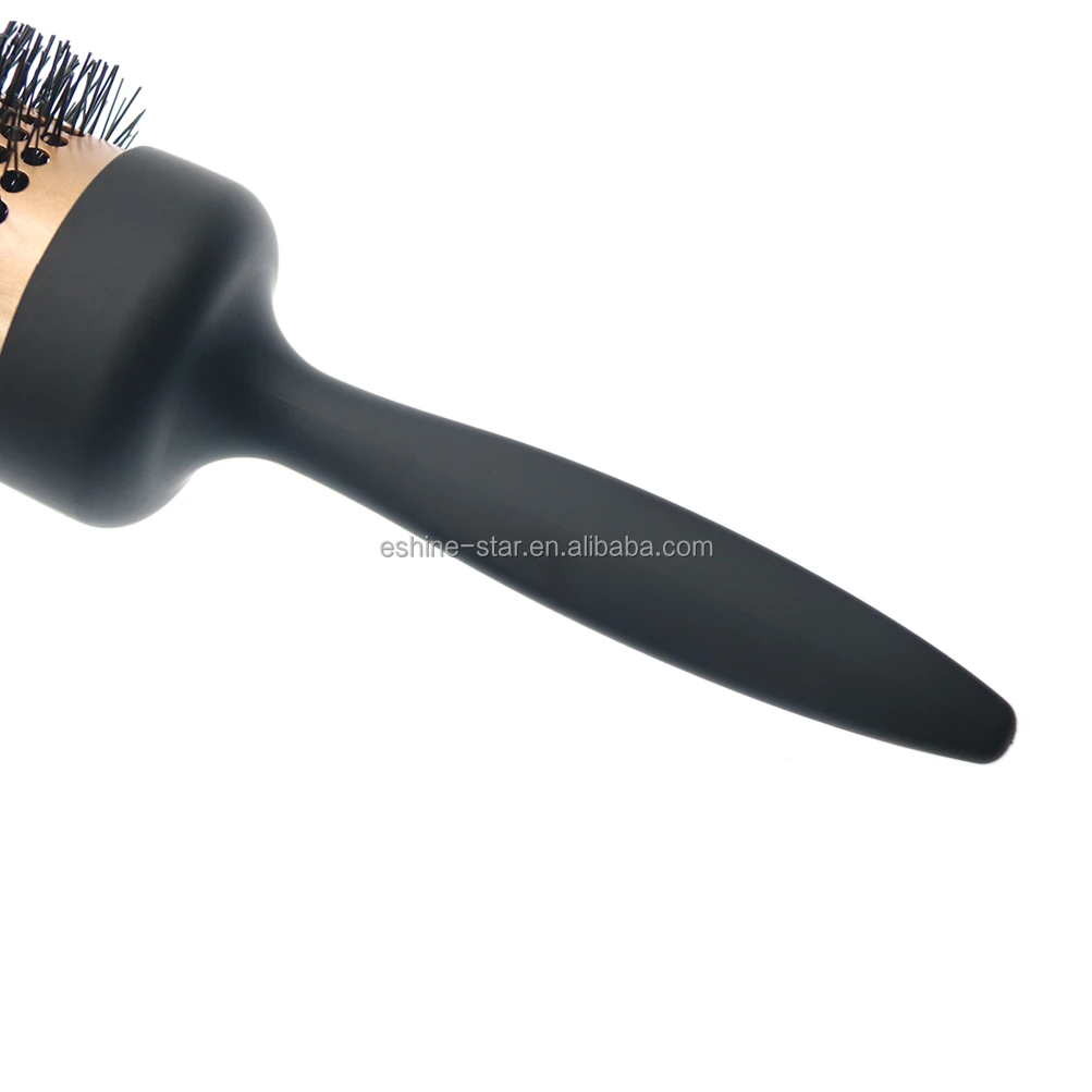 Manufacture Price Extra Long Ceramic Barrel Heat Resistant Nylon Bristle Round Hair Brushes for Long Hair