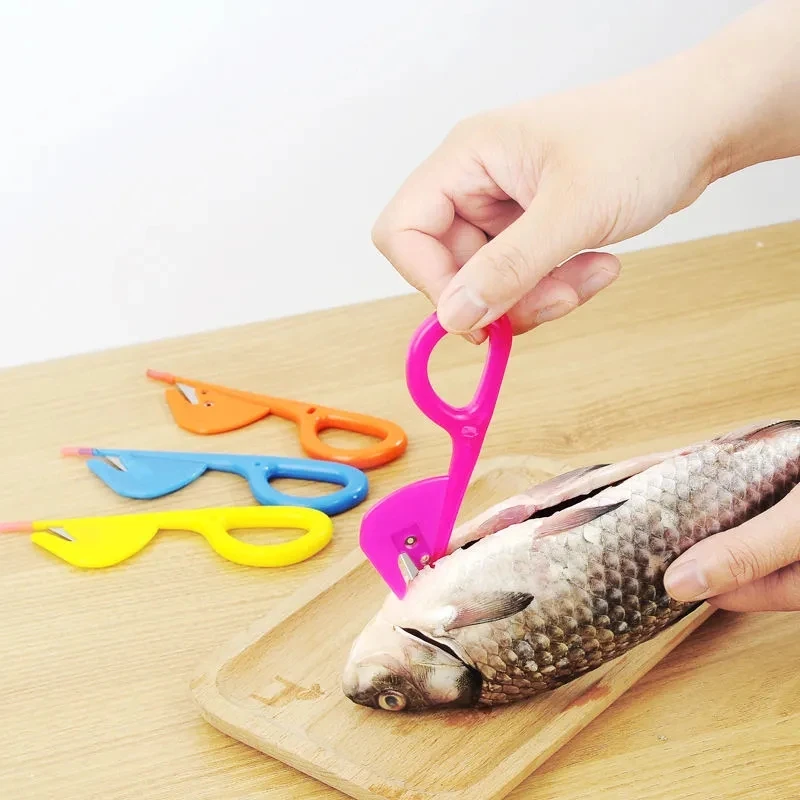 Household convenient eel cod trout dissector plastic stainless steel fish knife