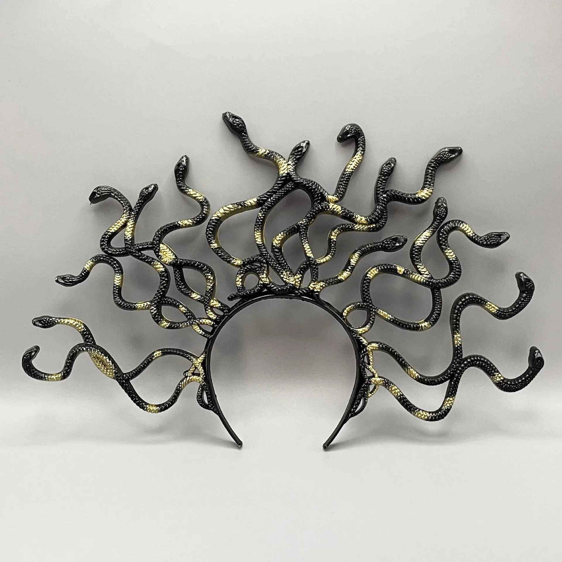 Medusa Headband Halloween hair hoop Headband cosplay decoration accessories Greek Mythology Halloween Snake Shaped headband