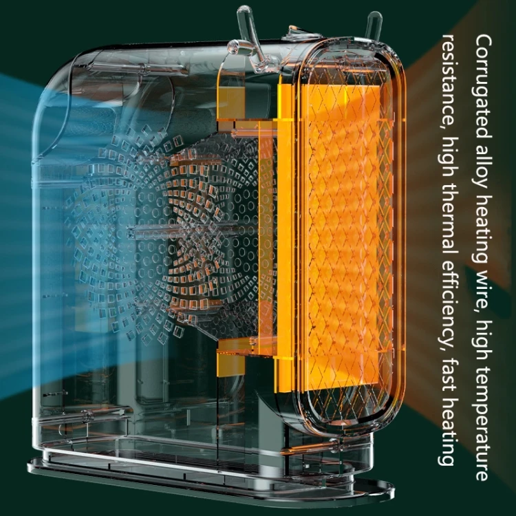 Winter Warm 500w Mini Electric Heater Portable Home heating Fan Air Heater Small Student Dormitory Heater