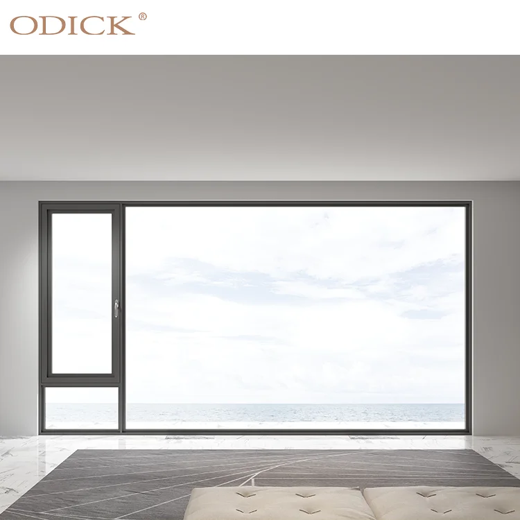 Australia Standard Seamless Welded New Processing Technology Modern Aluminium alloy Window Casement Window