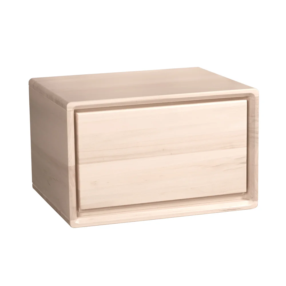 Taiwan Brand Stackable Poplar Stackable Modern Nightstand With A Single Drawer Use For Bedroom