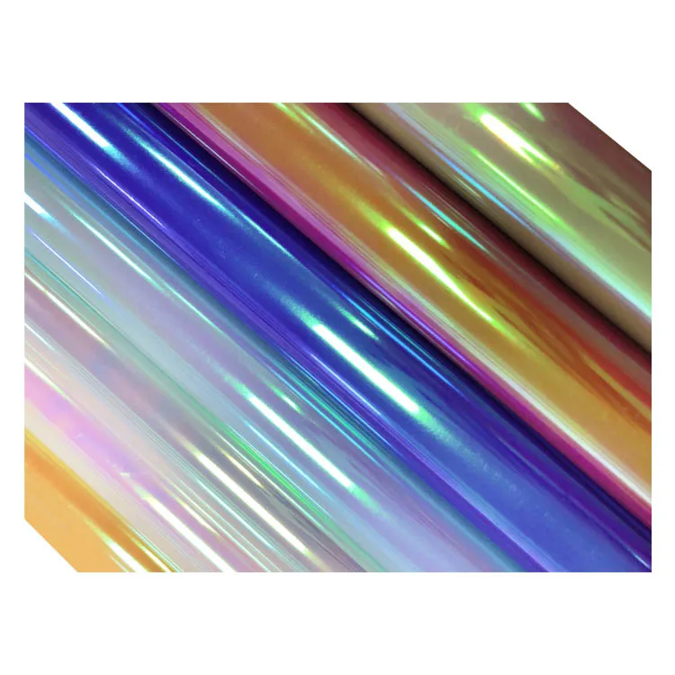 Heat Transfer Laser Holographic Foil For Leather Fabric Film Holographic Textile