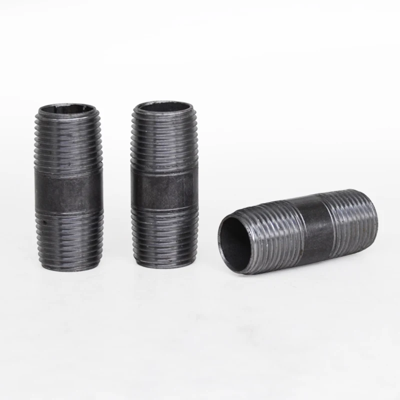 nipple pipe fittings galvanized thread male end nipple for plumber materials