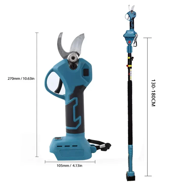 PS 06 Long Reach Cordless Cutting Saw Lithium Battery Pruning Scissors Pruning Shears Electric Pruner