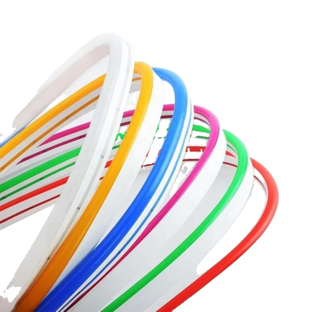 8*16mm neon led flexible  2.5cm cuttable  dc12v silicone led neon strip light