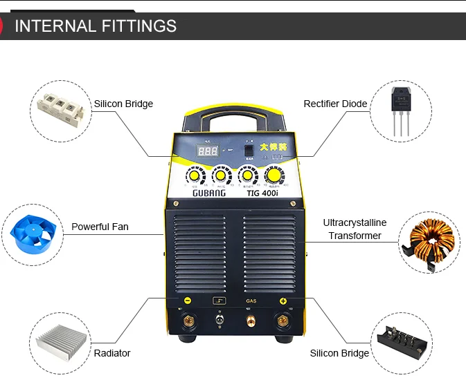 10-400A IGBT Inverter Dc Mma Arc Welding Machine Tig