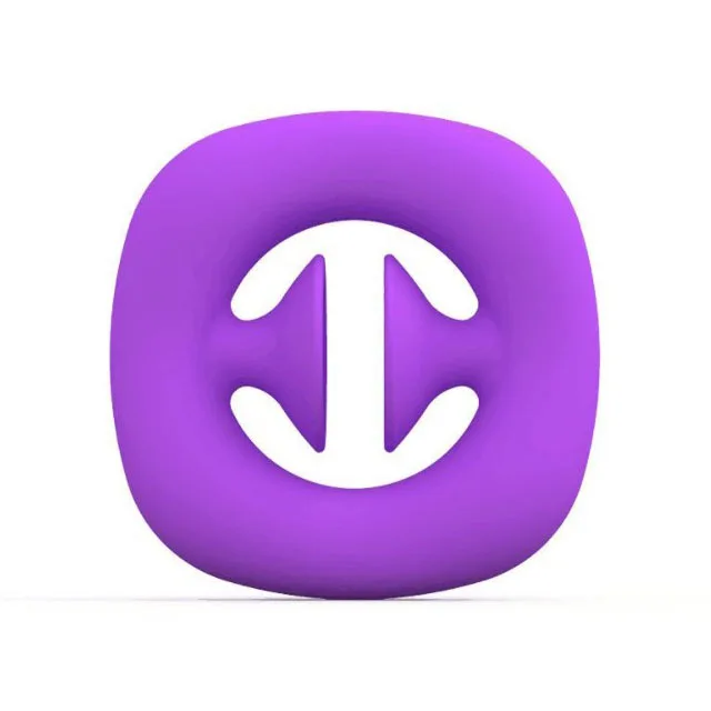 
New Grip Ring Exercise Stress Relief Finger Training Sensory Rainbow Silicone Grab Pop Its Toy Pop Grip Snapper Fidget Toy 