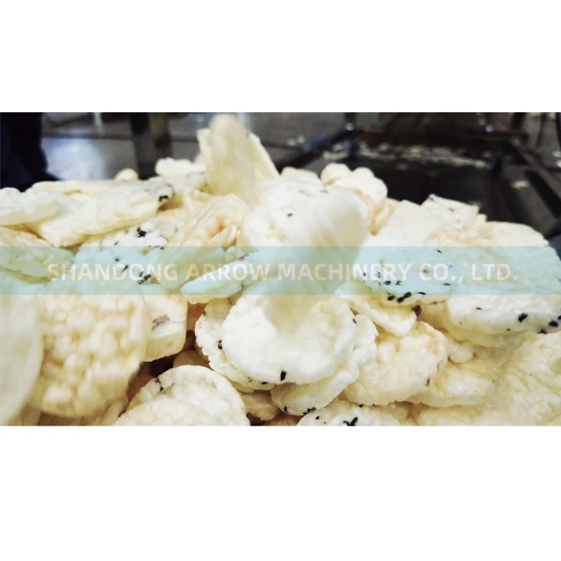 Healthy Puffed Quinoa Cakes Machinery Green Cereal Puffed Cakes Process Line