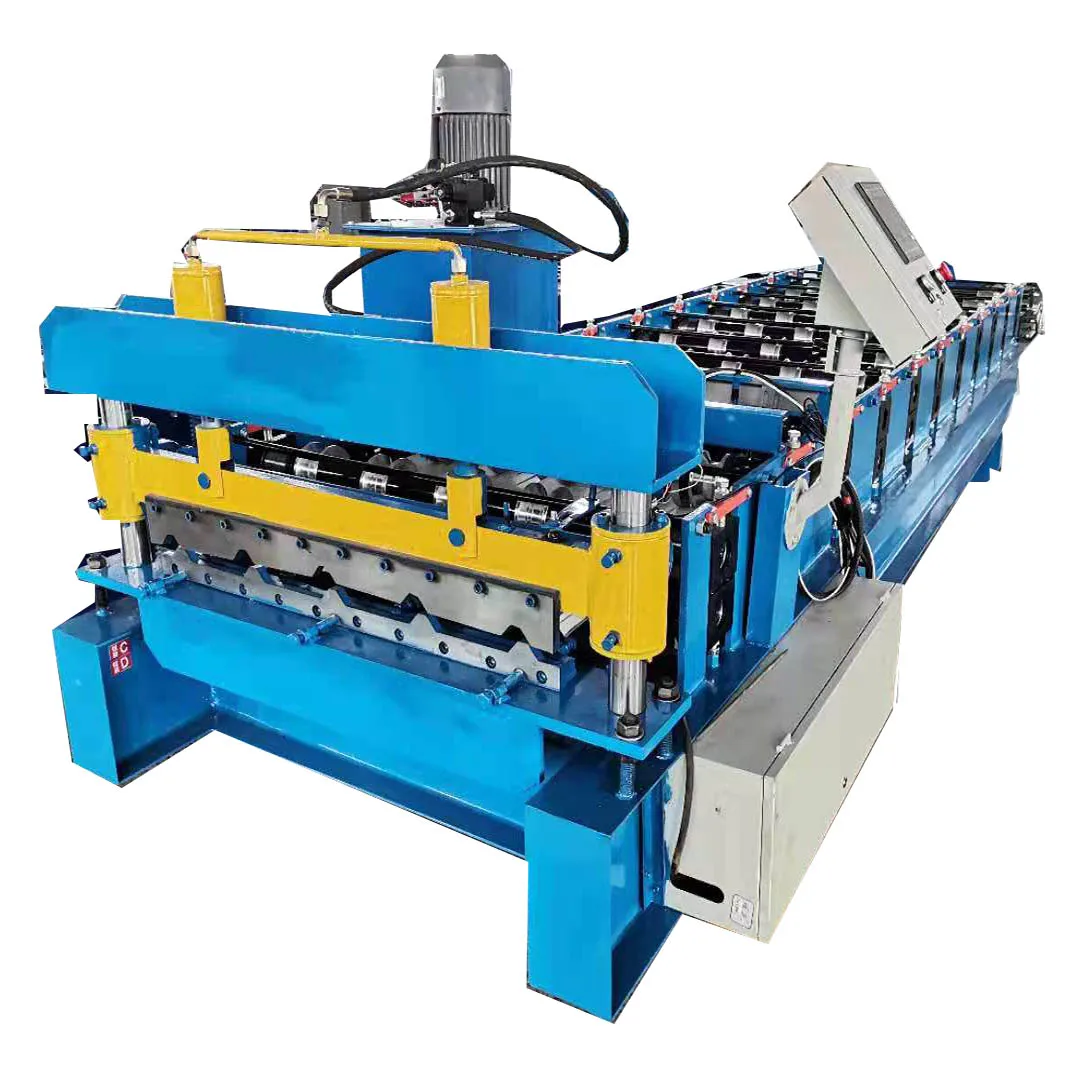 tr5 roof panel Profile metal sheet Hi rib trapezoidal roofing sheet roll forming machine