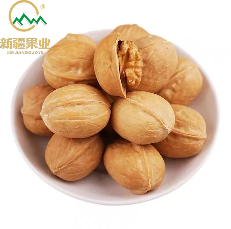 Special discount China Xinjiang wholesale round shape paper skinned dry walnut paper wallnut