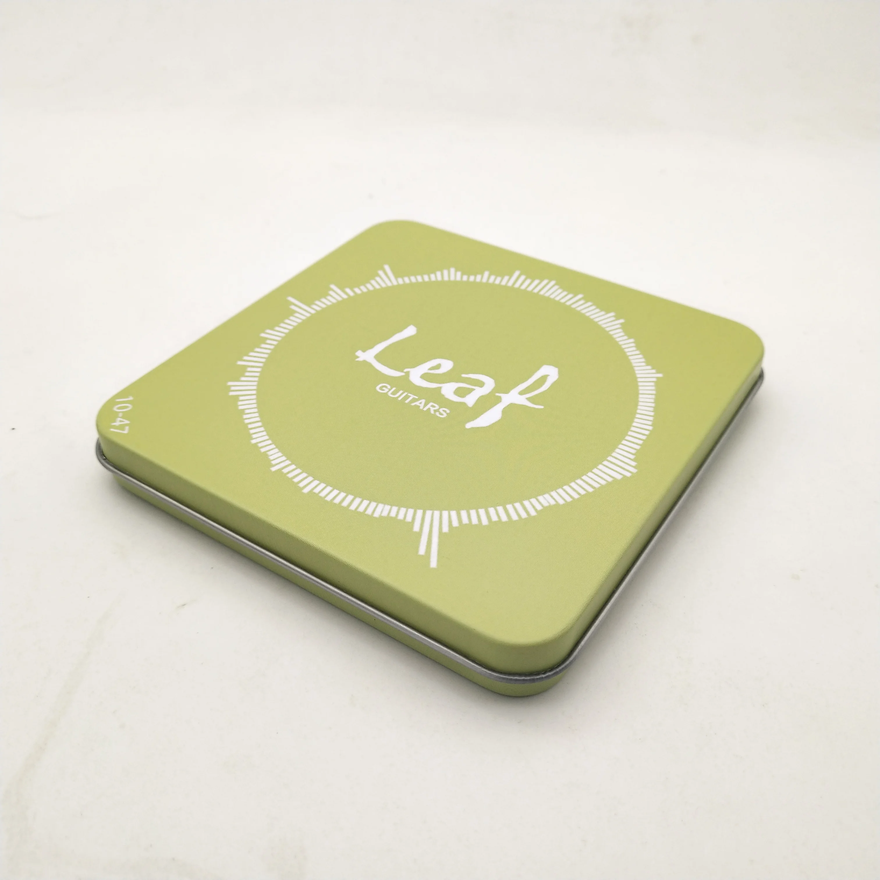 Food Grade Metal Small Square Tin Thin Boxes For Tea Cake CD Metal Cans