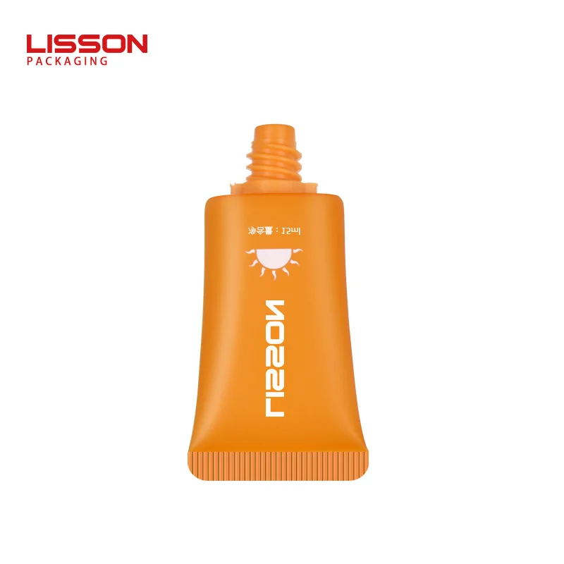 Professional Manufacturer Empty Oval Shaped Sunscreen BB Cream Tube Cosmetic Plastic PE Packaging Tubes for sunscreen cream