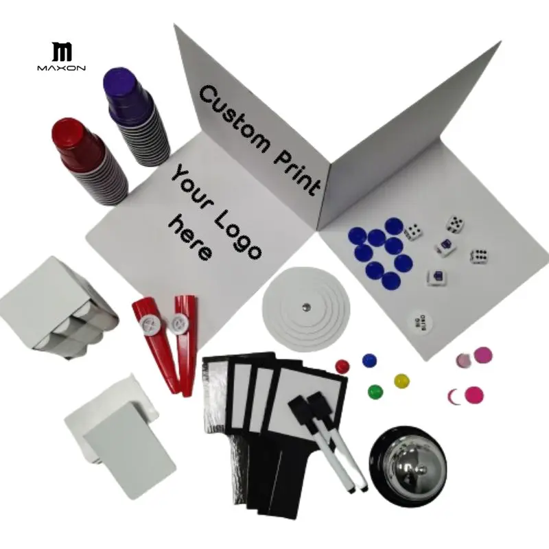 Custom Board Game Set with Backgammon, Chinese Checkers, Snakes and Ladders, Game of The Goose, Sorry, Draught, Racing, Chess