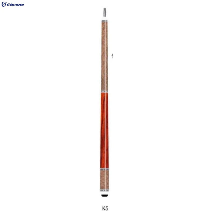 12mm/14mm burl wood / curly maple wood /red sander wood with laminated carbon tube shaft with square core butt  inlay carom cue