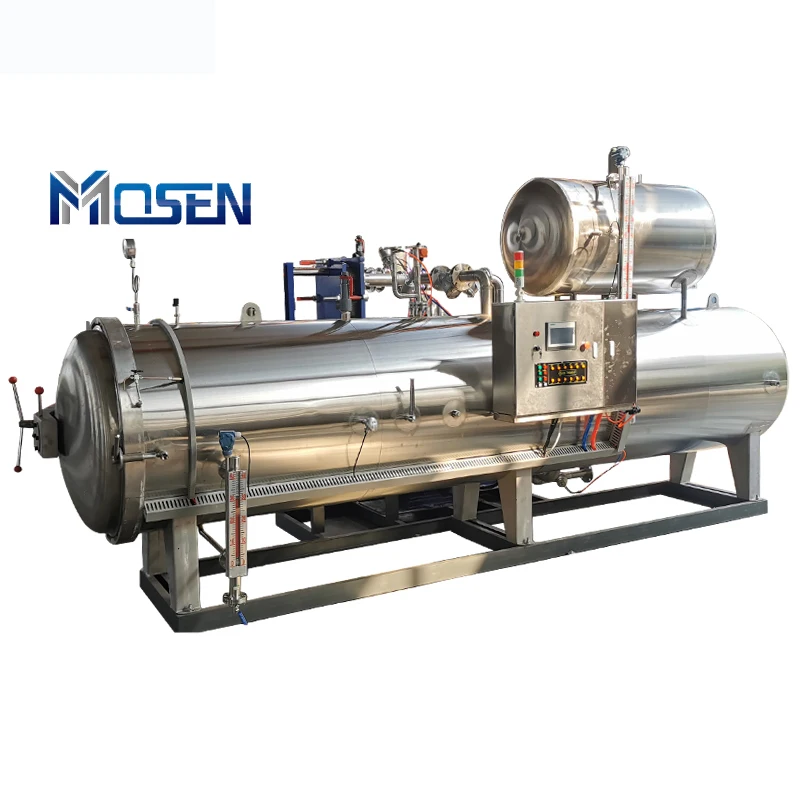 Automatic Retort Water Spray Types Of High Packing Materials Food Sterilizer Retort China Manufacture