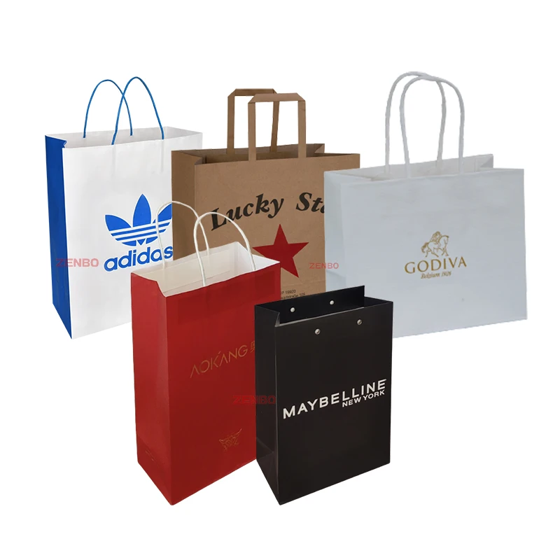 Fully automatic square bottom kraft bag with handle hot glue machine making paper shopping bags ZB1260SF-450