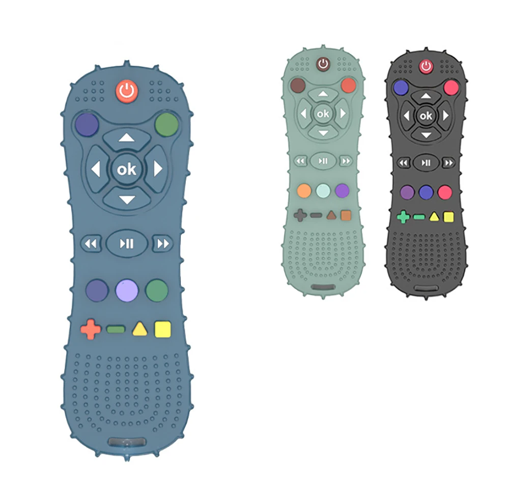2023 New Arrival Tv Remote Game Control Baby Teether Silicone Teether Baby Teething Toy for Baby 6-12 Months