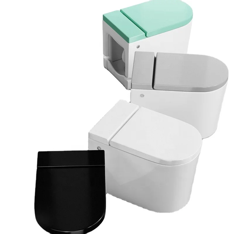 Intelligent ceramic automatic toilet ceramic toilet Ceramic P-type trap floor-standing wall-mounted toilet