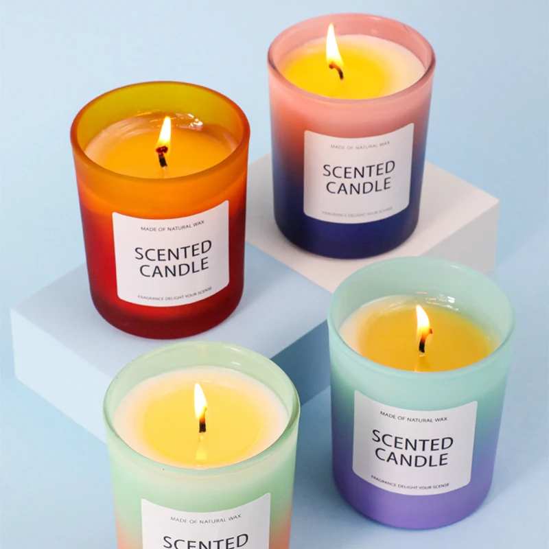Luxury Wholesale aroma scented candles  oem custom candle manufacturer home decor