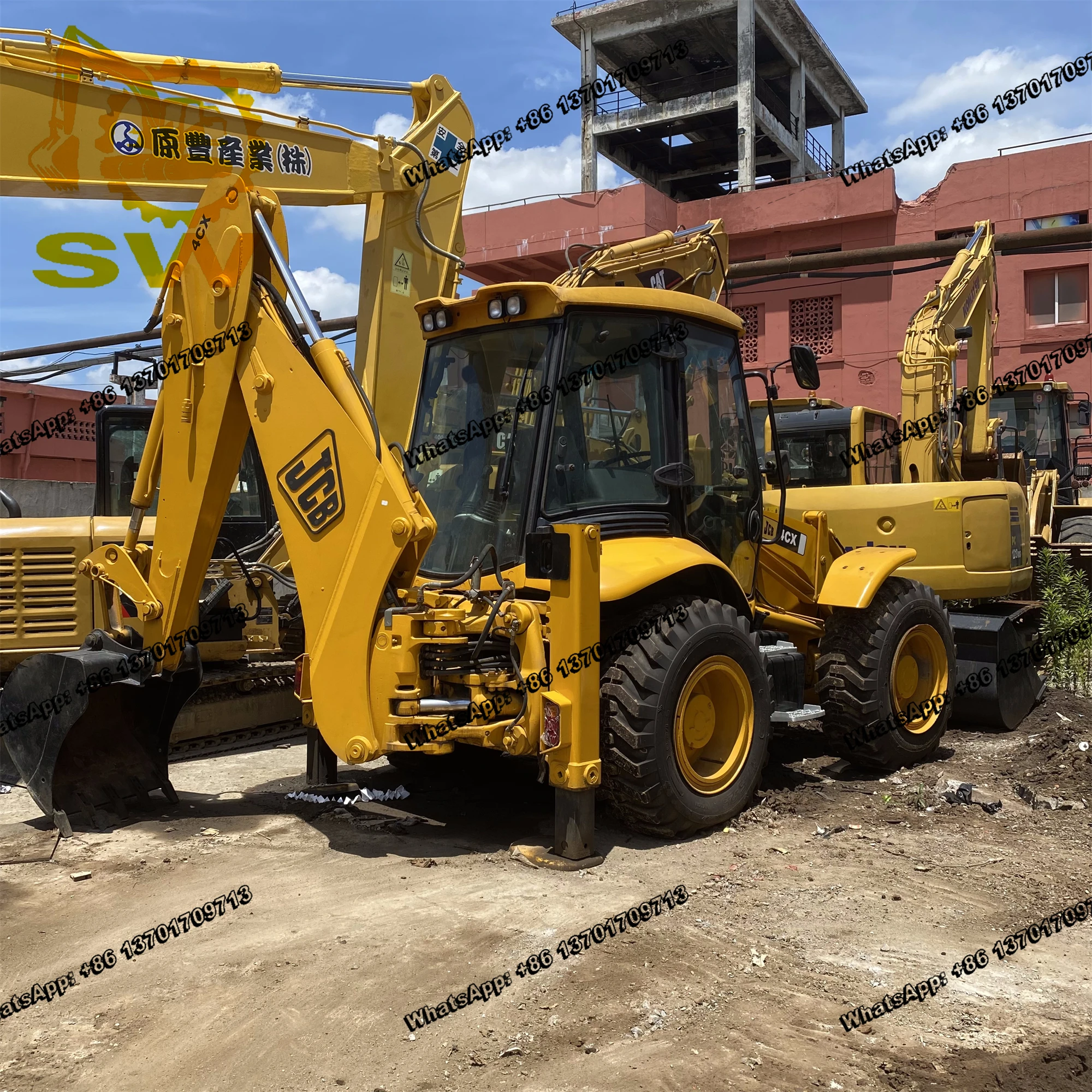 Оригинальный экскаватор-погрузчик UK JCB 4CX б/у экскаваторы-погрузчики на продажу погрузчики 3cx 4cx в
