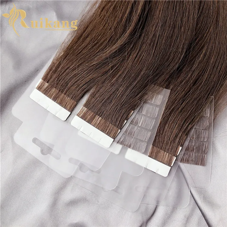 Invisible Tape Human Hair Extensions Light Color Tape Hair Tape Kinky Straight Raw Hair Patch Solition Human
