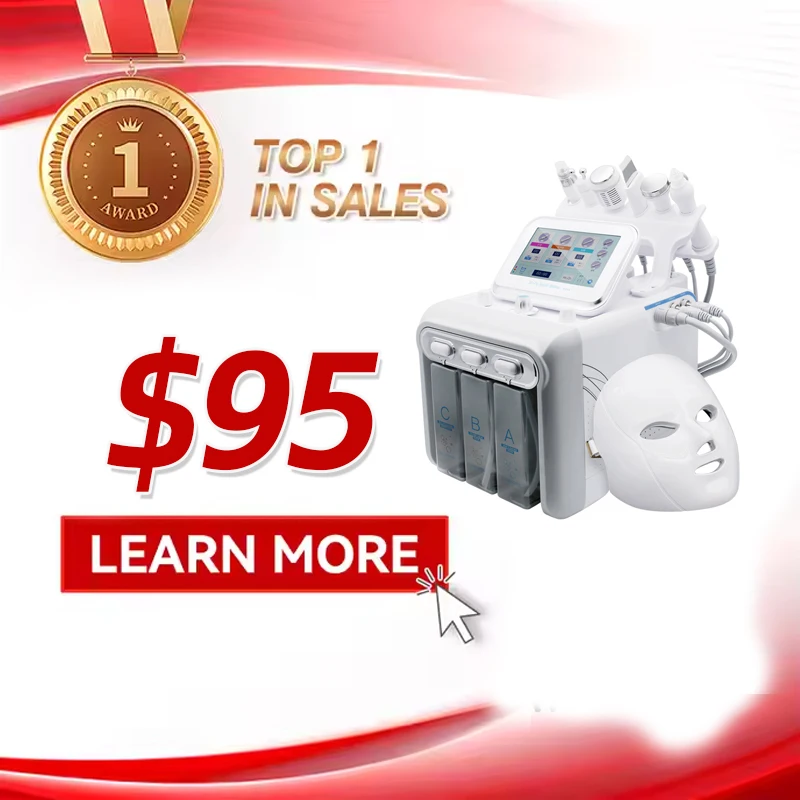 Professional 7 in 1 Multifunctional Vacuum Face Cleaning Hydro Water Oxygen Jet Peel Machine crystal microdermabrasion machine