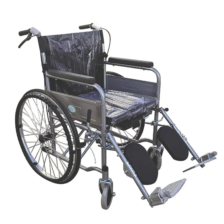 180-degree Left and Right Large Rotation Debugging Adjustable Foot Frame Luxury Wheelchairs
