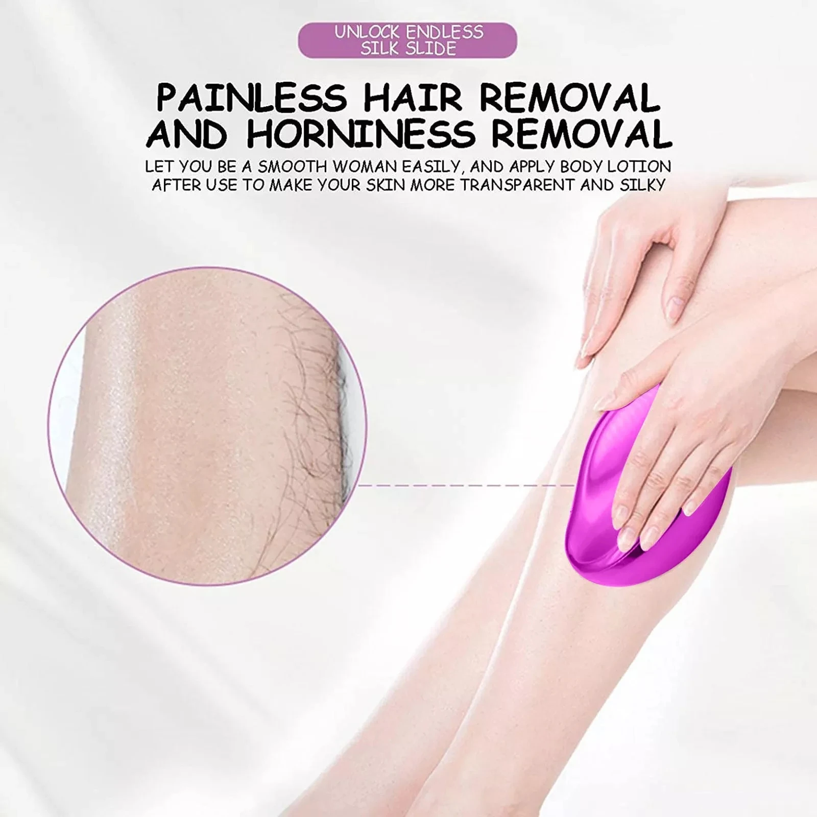 Hot selling painless crystal hair eraser remove crystal hair remover for hand and leg