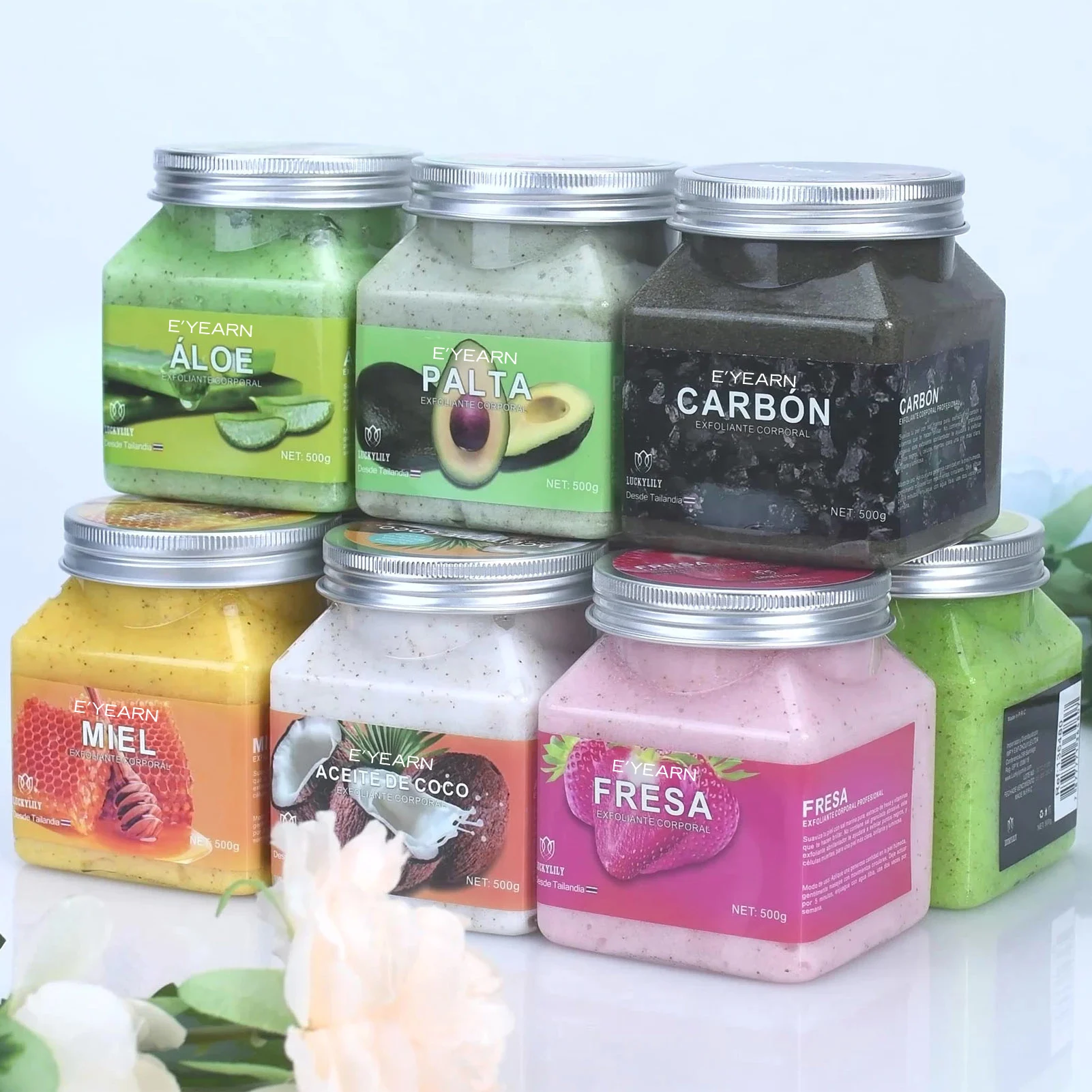 Custom Logo Body Scrub Exfoliating Whitening Organic Herbal Moisturizing Body Scrub Natural Adults 2 Pcs | OEM MOQ : 500pcs