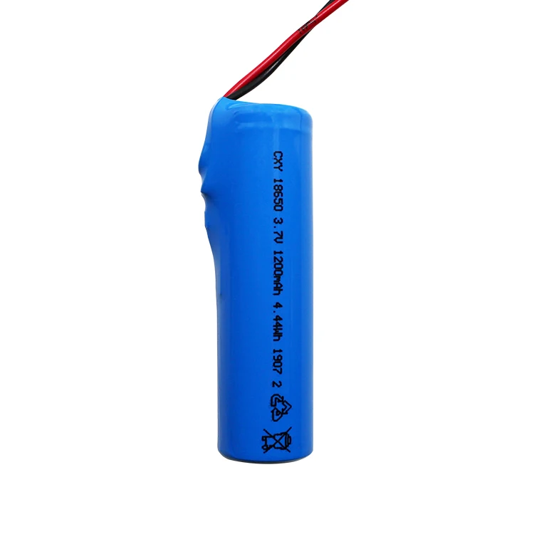 BIS certification factory price lithium ion 18650 3.7V 1200mAh 4.44Wh Rechargeable Battery