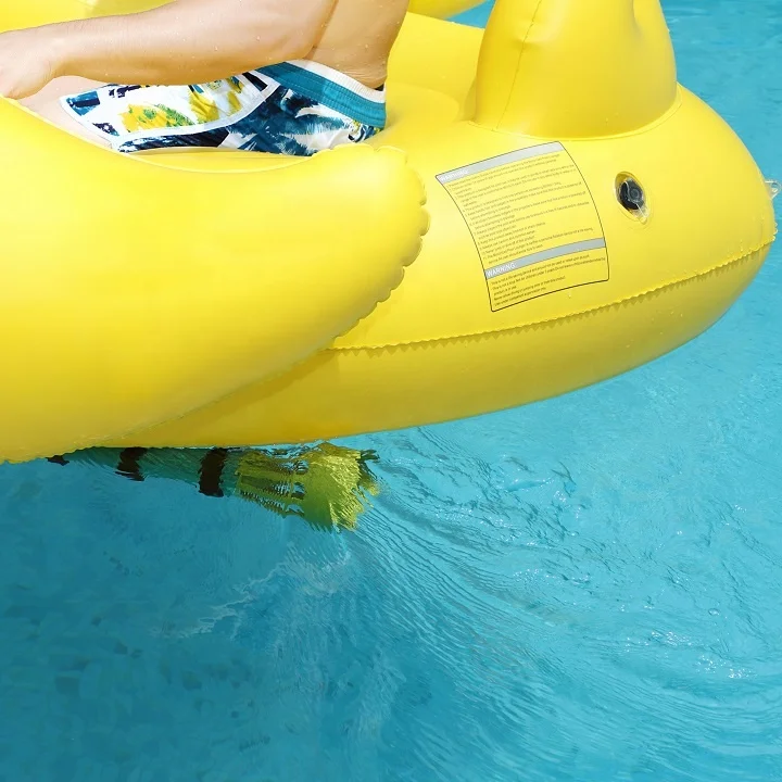 2019 hot selling new design custom inflatable yellow duck motorized floats for adults
