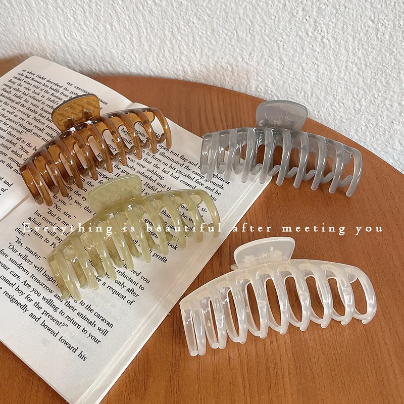 Classic 11 CM Keel Claw Temperament Female Hair Claw Clips For Thick Hair French Hair Claw