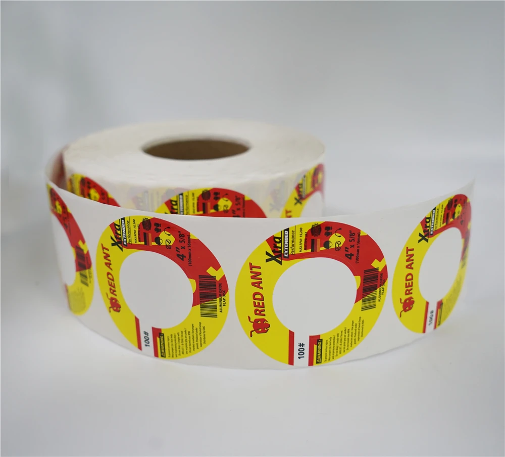 hot sale custom high quality pint paint can label  waterproof labels custom label