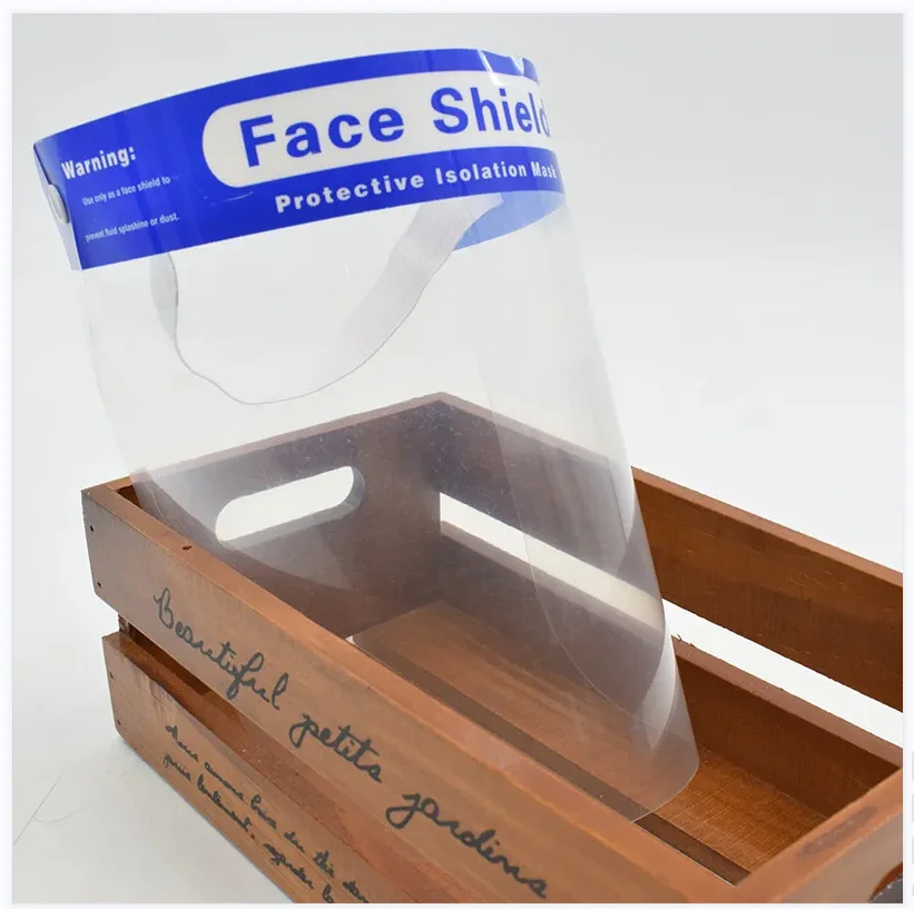 Wholesale Reusable Plastic Face Cover Dental Face Shield Transparent Face Protective Mask With Eye Shield Anti Frog