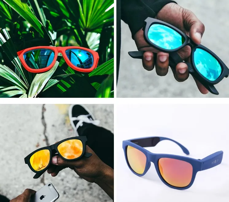 
2021 New Technology Wireless Glasses Smart Bone Conduction Music Glasses For Women And Men 