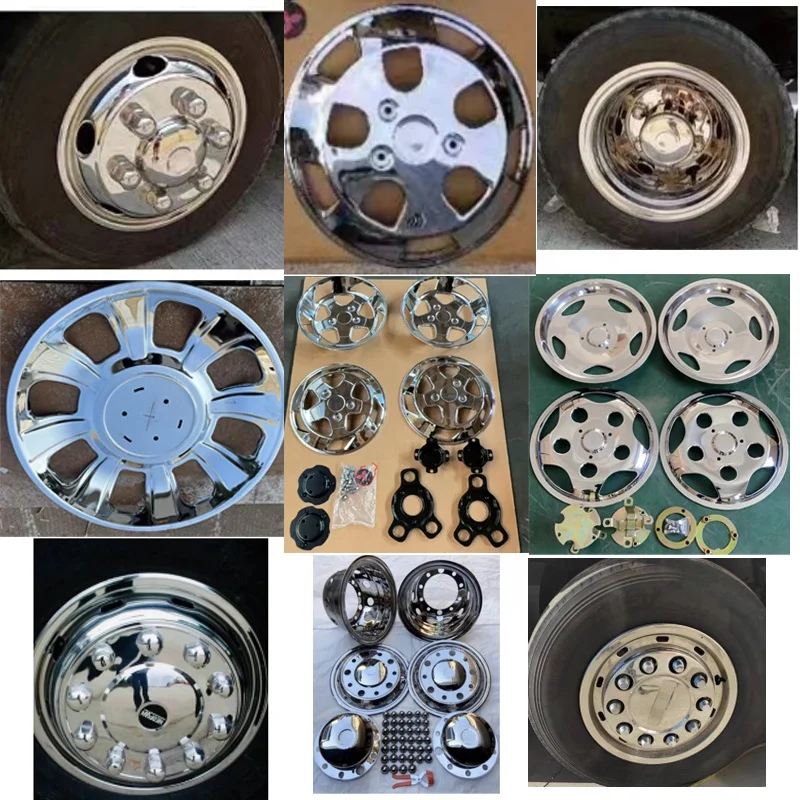 bus Spare Parts 22 inch 8 hole wheel cover for Fuso bus