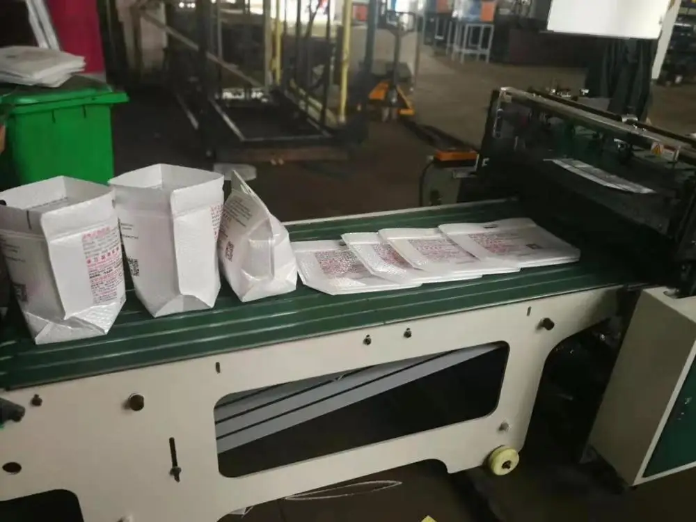 
gusset bottom bubble bag making machine 