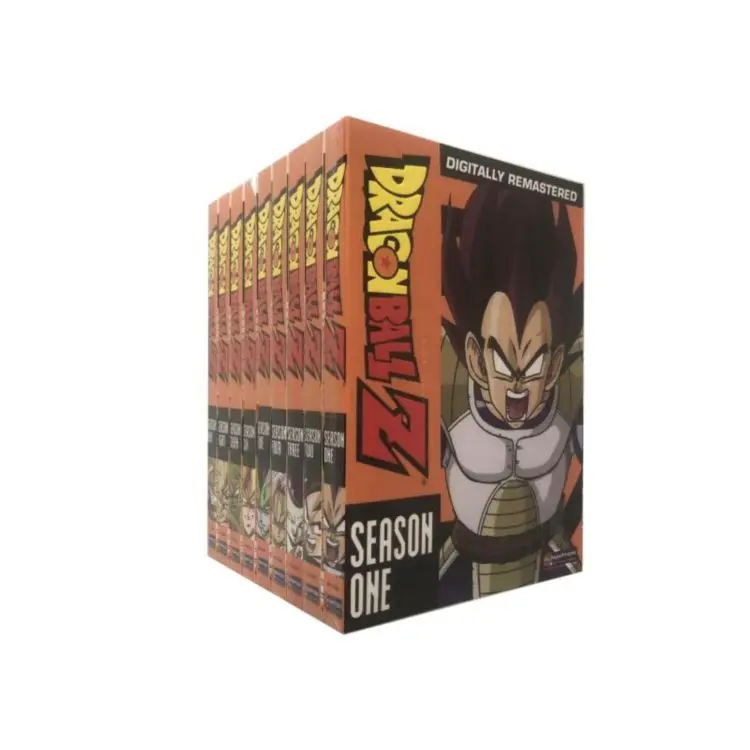 Полный сериал Dragon Ball Z Сезон 1-9 Заводская оптовая продажа премиальных DVD-фильмов по самой низкой цене