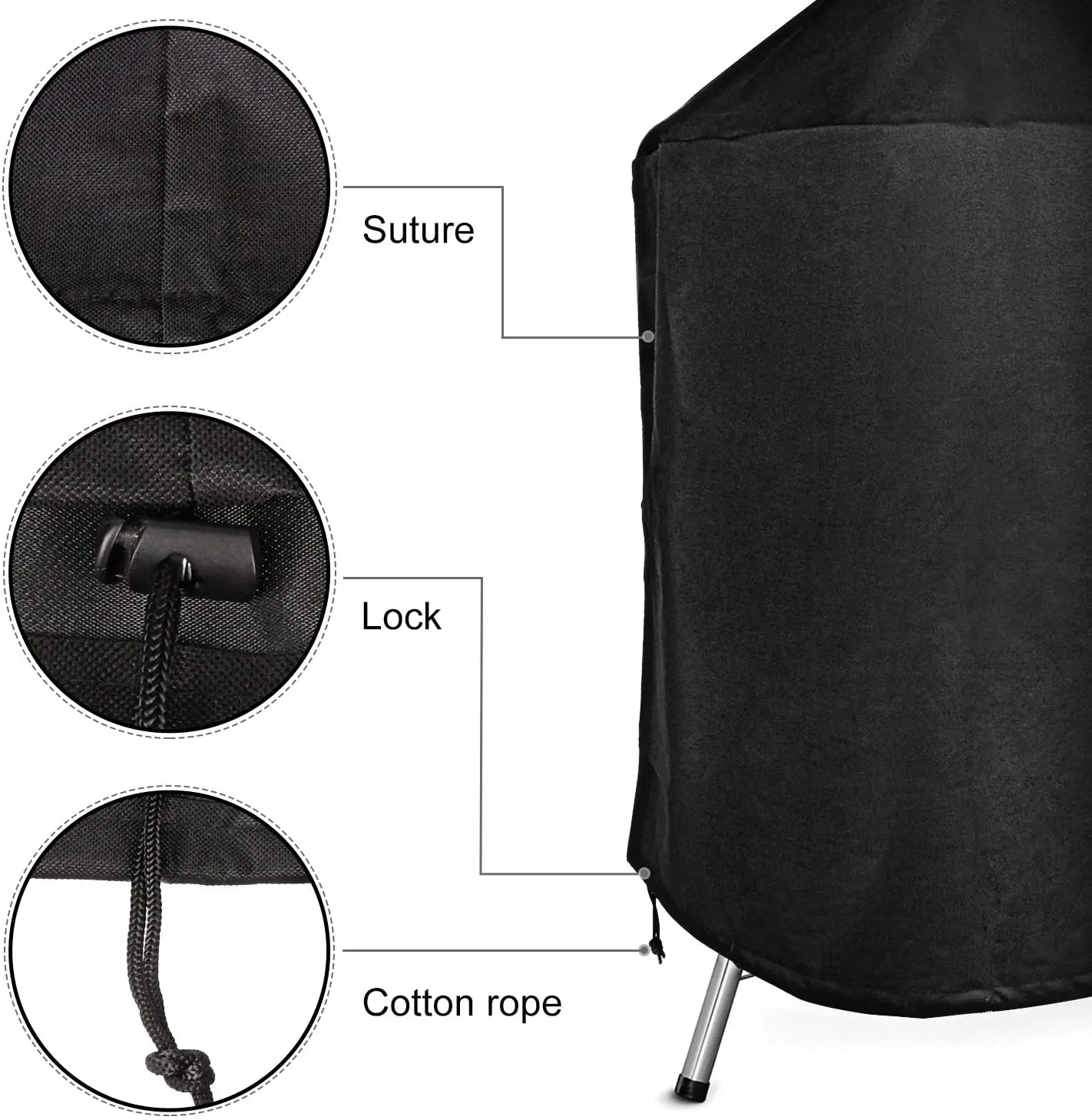 Outdoor heavy duty waterproof charcoal BBQ char broil  genesis II cover