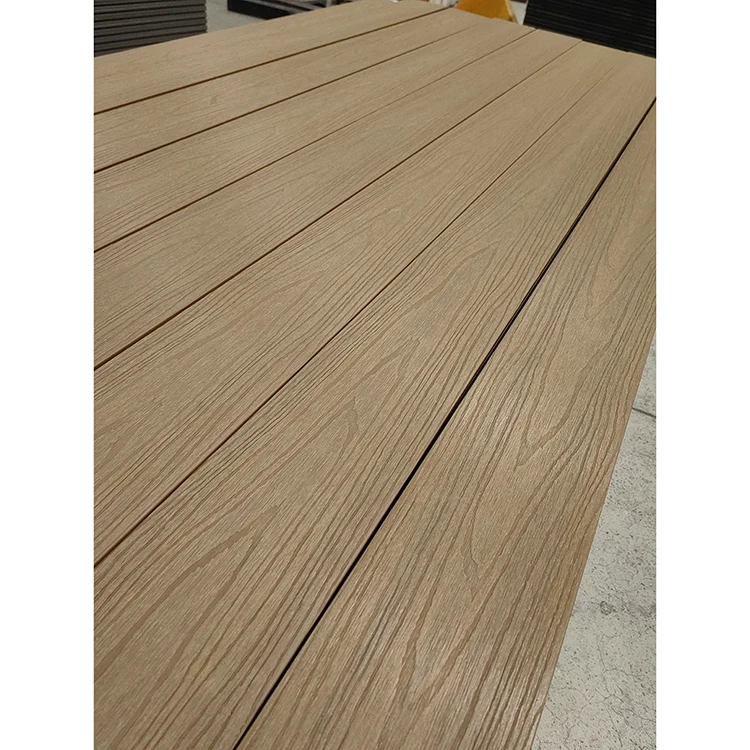 3D Embossed Woodgrain outdoor waterproof wpc flooring WPC Composite decking