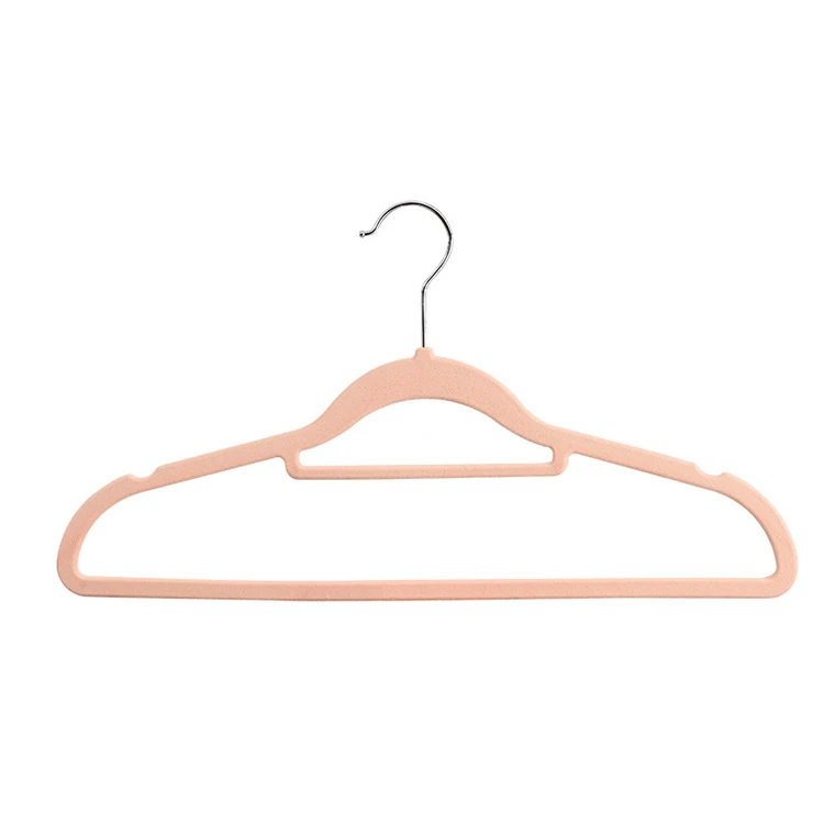 Slim Non Slip Flocked Velvet Hanger Clothes Coat Hanging Hangers
